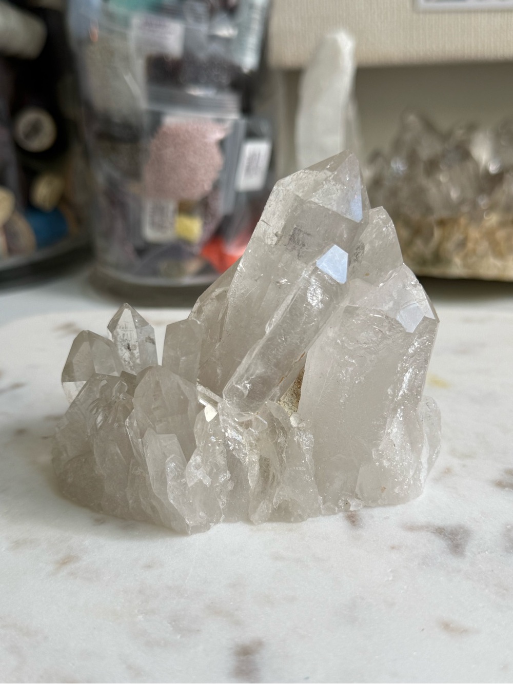Deal of the day! Natural clear quartz cluster specimen - Picture 4 of 6